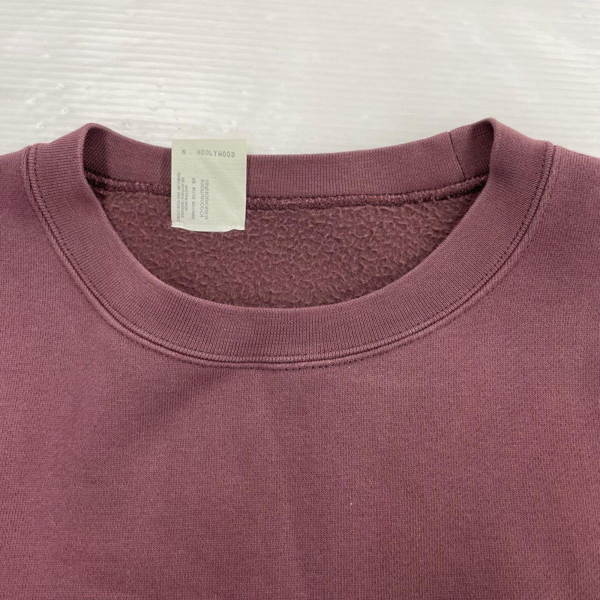 スウェット CREWNECK SWEATSHIRT (38) 38 ワインレッド