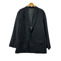 テーラードジャケット Deep Black Wool Jacket (S) S ブラック