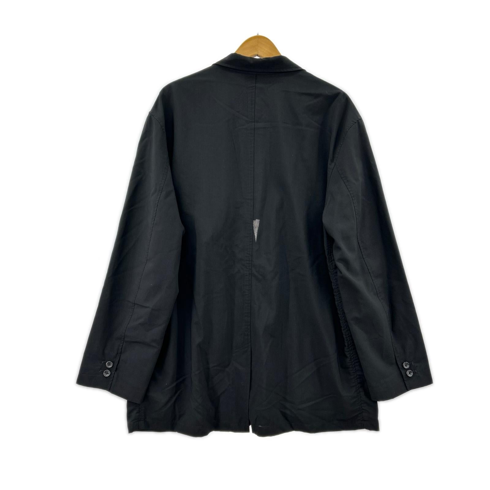 テーラードジャケット Deep Black Wool Jacket (S) S ブラック