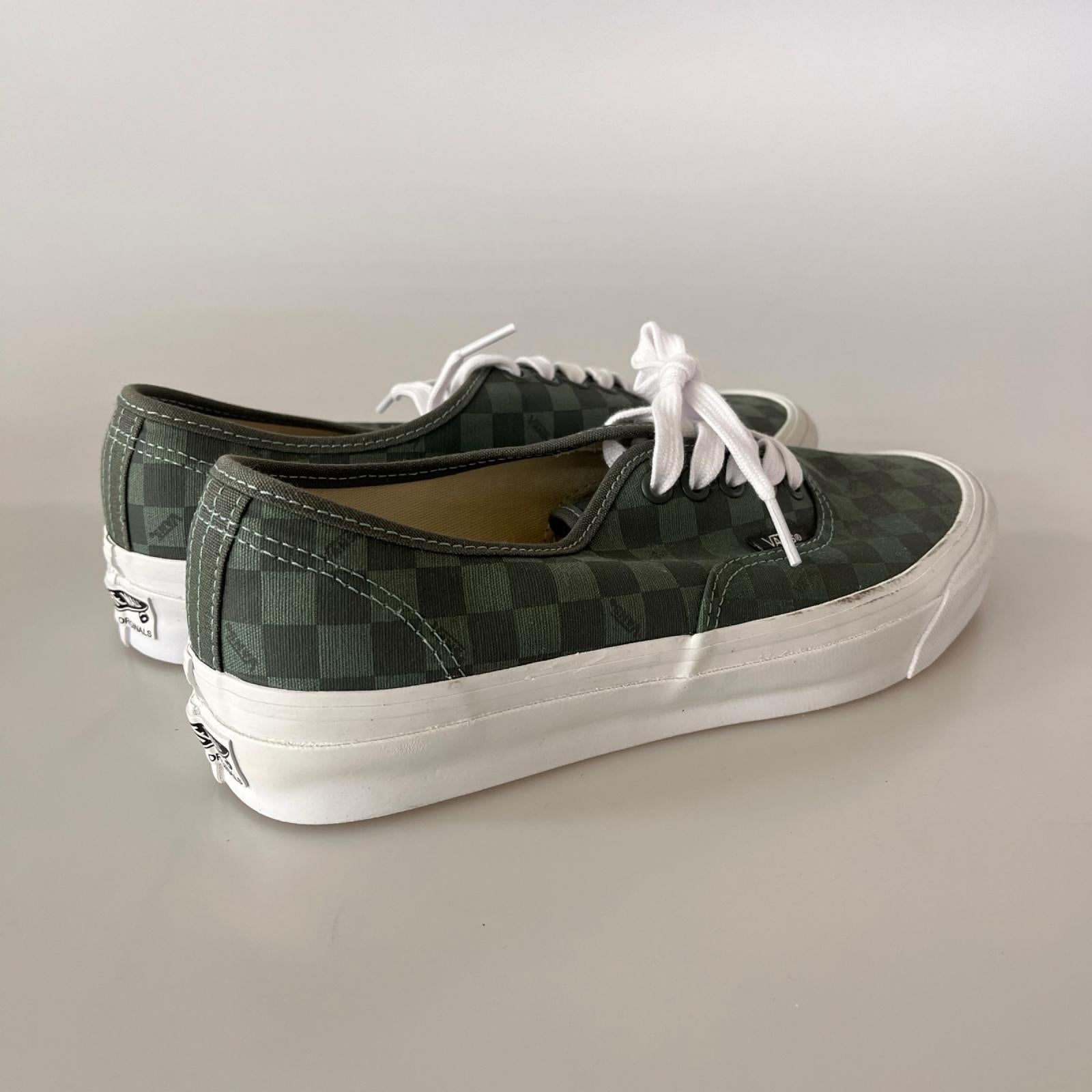 スニーカー VANS OG authentic 507452 緑 (26.5) 26.5cm (US8 1/2 UK8 EU43) グリーン