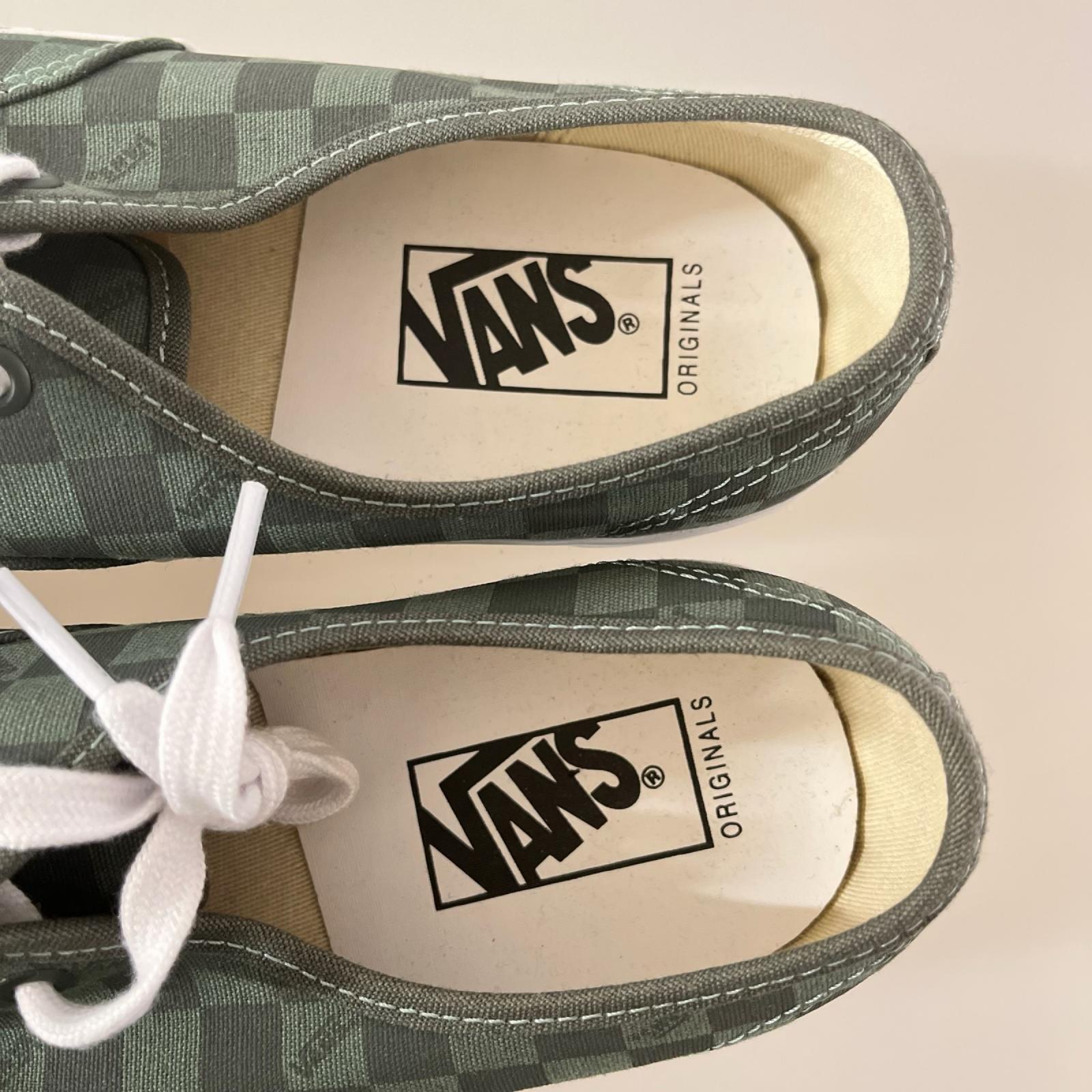 スニーカー VANS OG authentic 507452 緑 (26.5) 26.5cm (US8 1/2 UK8 EU43) グリーン