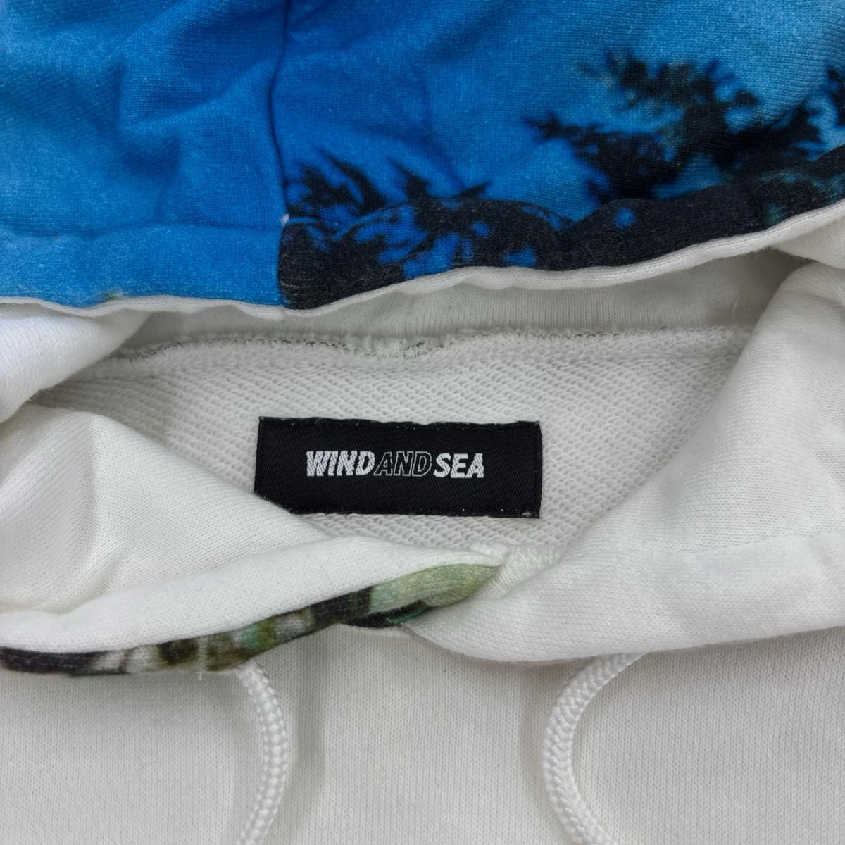 パーカー SEA PHOTO HOODIE ﾎﾜｲﾄ M M ホワイト
