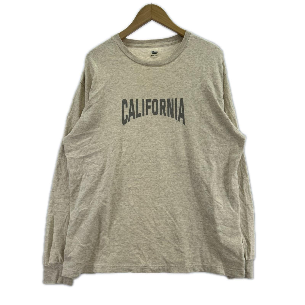 長袖Ｔシャツ CALIFORNIA ﾍﾞｰｼﾞｭ (M) M ベージュ
