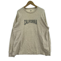 長袖Ｔシャツ CALIFORNIA ﾍﾞｰｼﾞｭ (M) M ベージュ