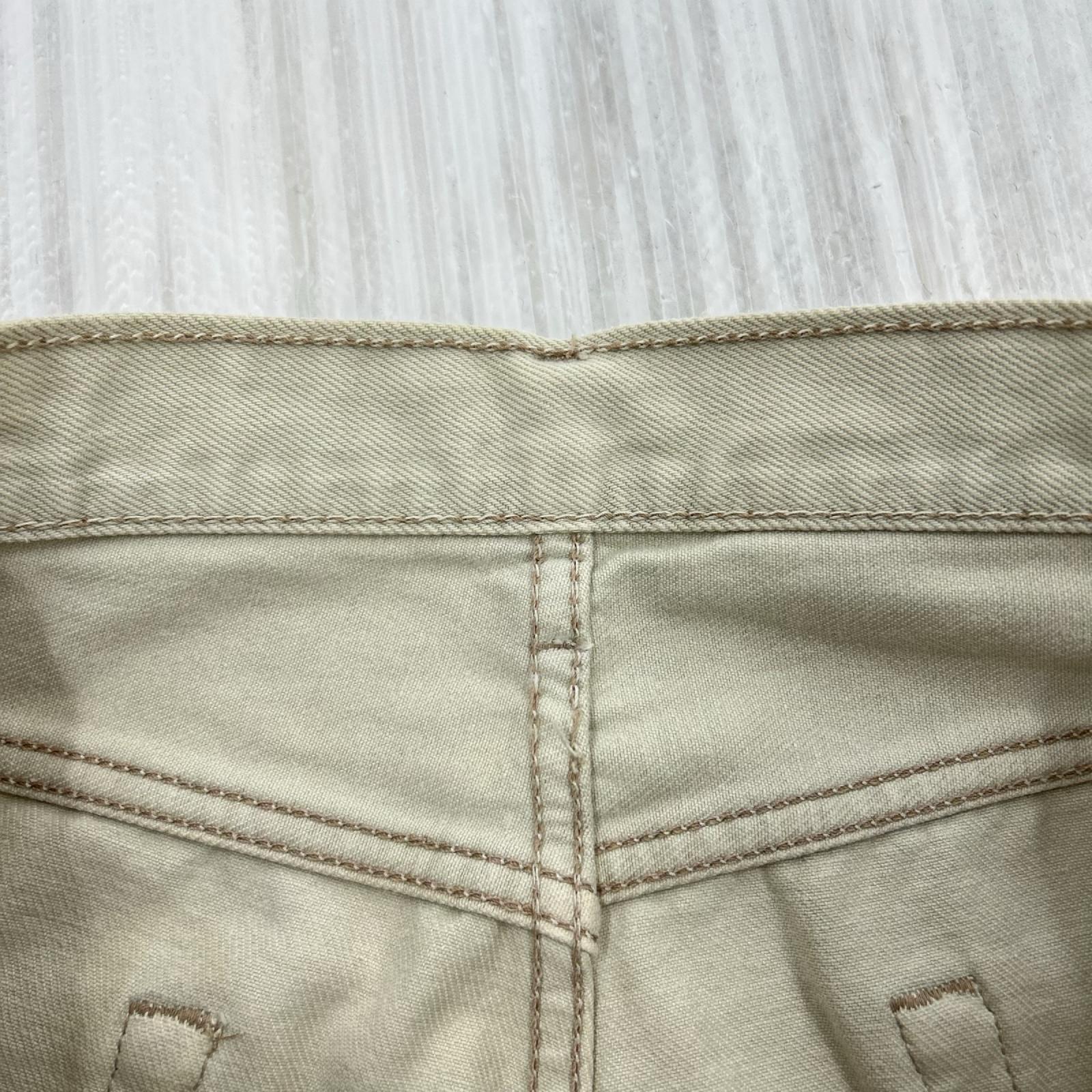 デニムパンツ 90S 501 ﾎﾞﾀﾝ裏刻印299 ﾕｰﾛ ﾍﾞｰｼﾞｭ (34) ベージュ