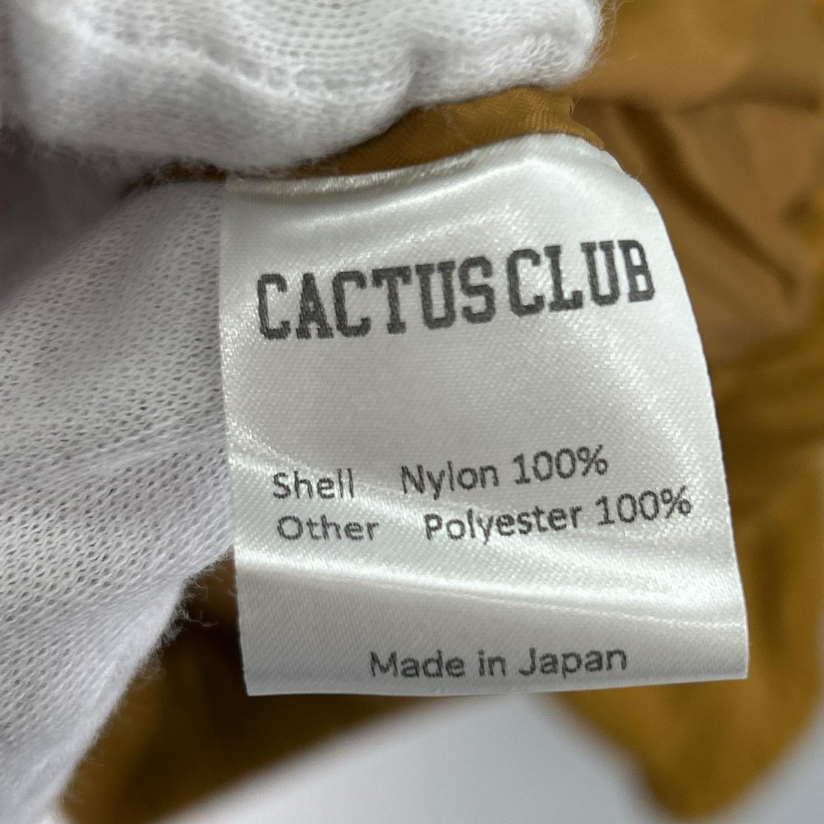 ジャケット CACUTS CLUB ﾅｲﾛﾝ ｶﾗｼ (1) 1