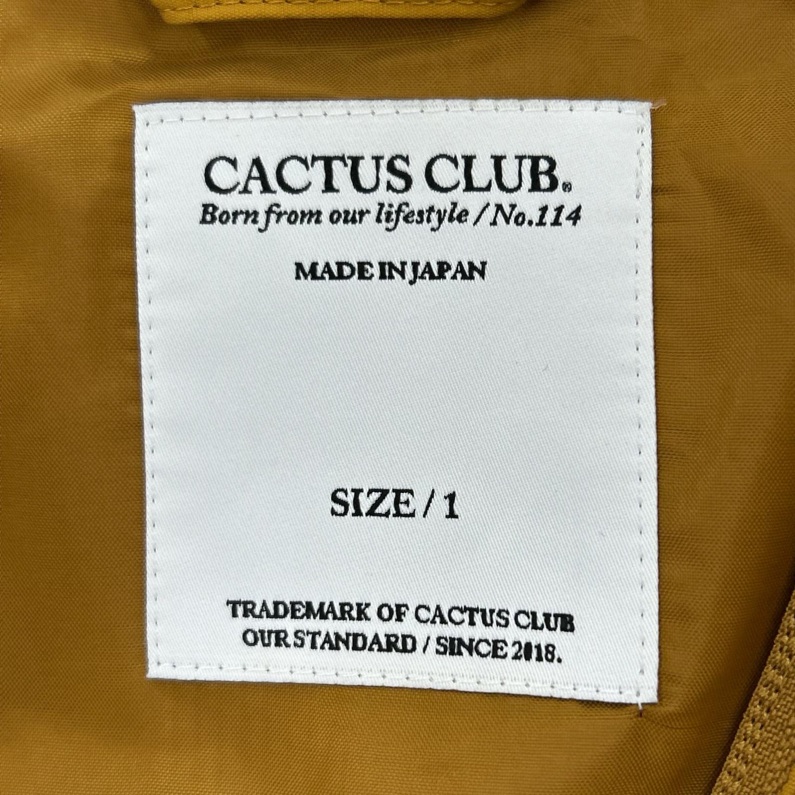 ジャケット CACUTS CLUB ﾅｲﾛﾝ ｶﾗｼ (1) 1