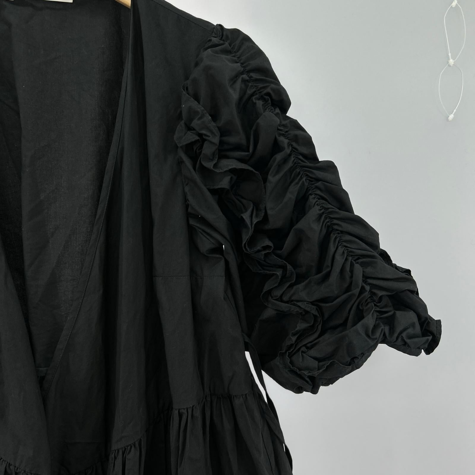 ワンピース CECILIE BAHNSEN ティアード 黒 ブラック