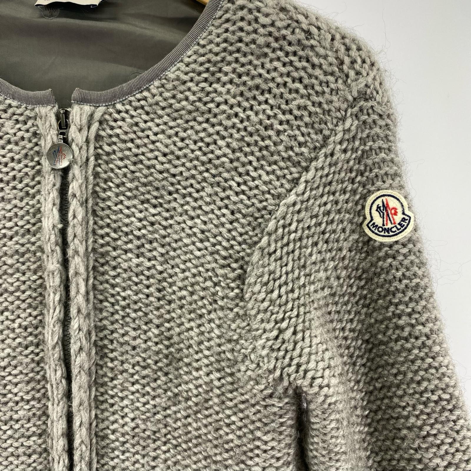 ジャケット MAGLIONE TRICOT ニットジャケット グレー グレー