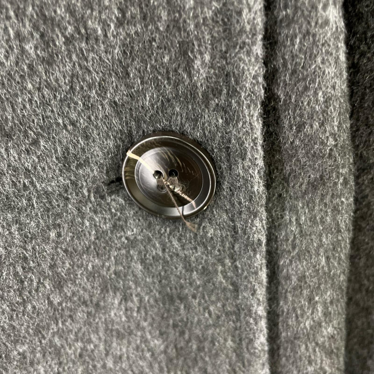 その他アウター Louere ﾛﾝｸﾞｺｰﾄ 黒 L グレー