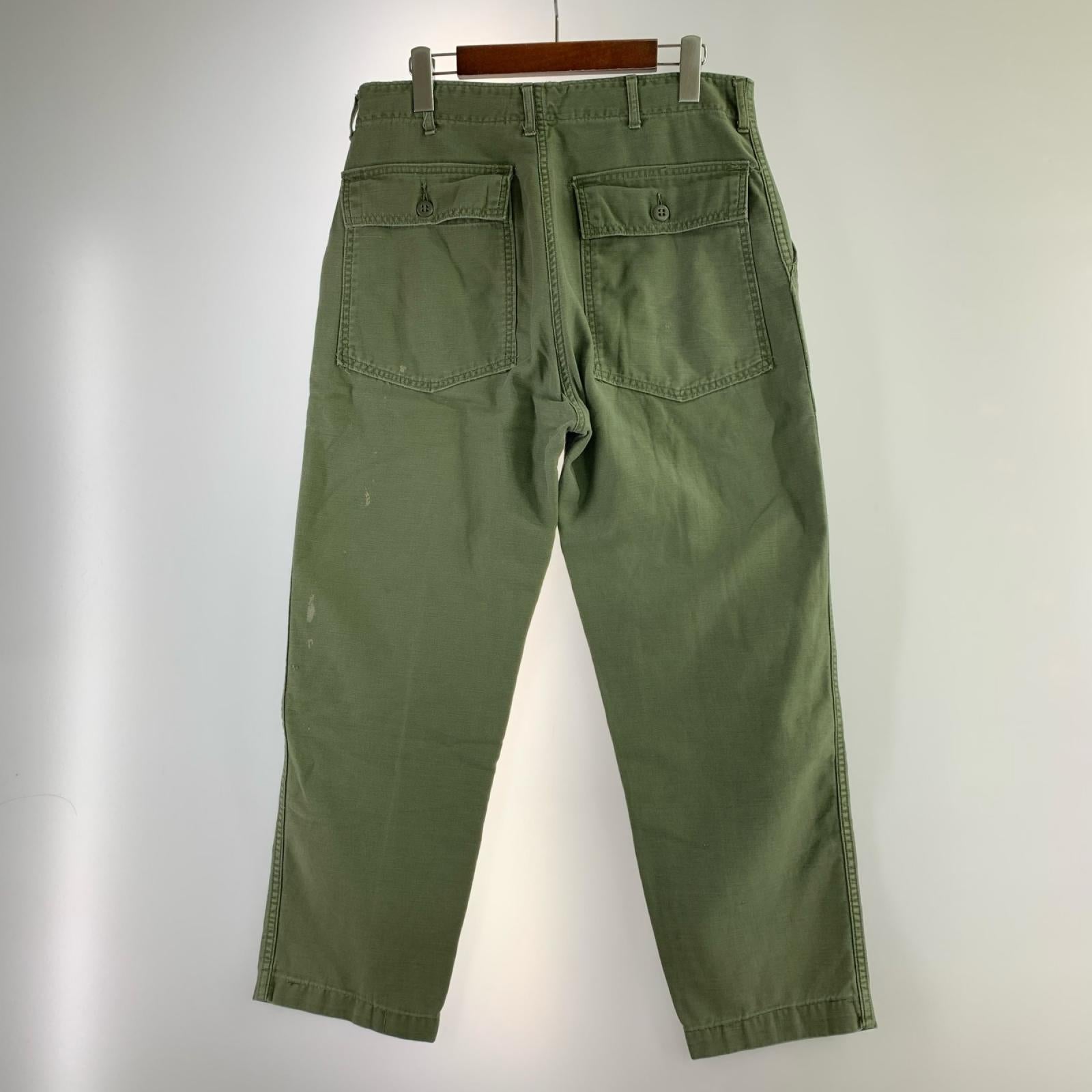 パンツ U.S.ARMY 60s OG107 ﾍﾞｲｶｰﾊﾟﾝﾂ (W34L35表記)