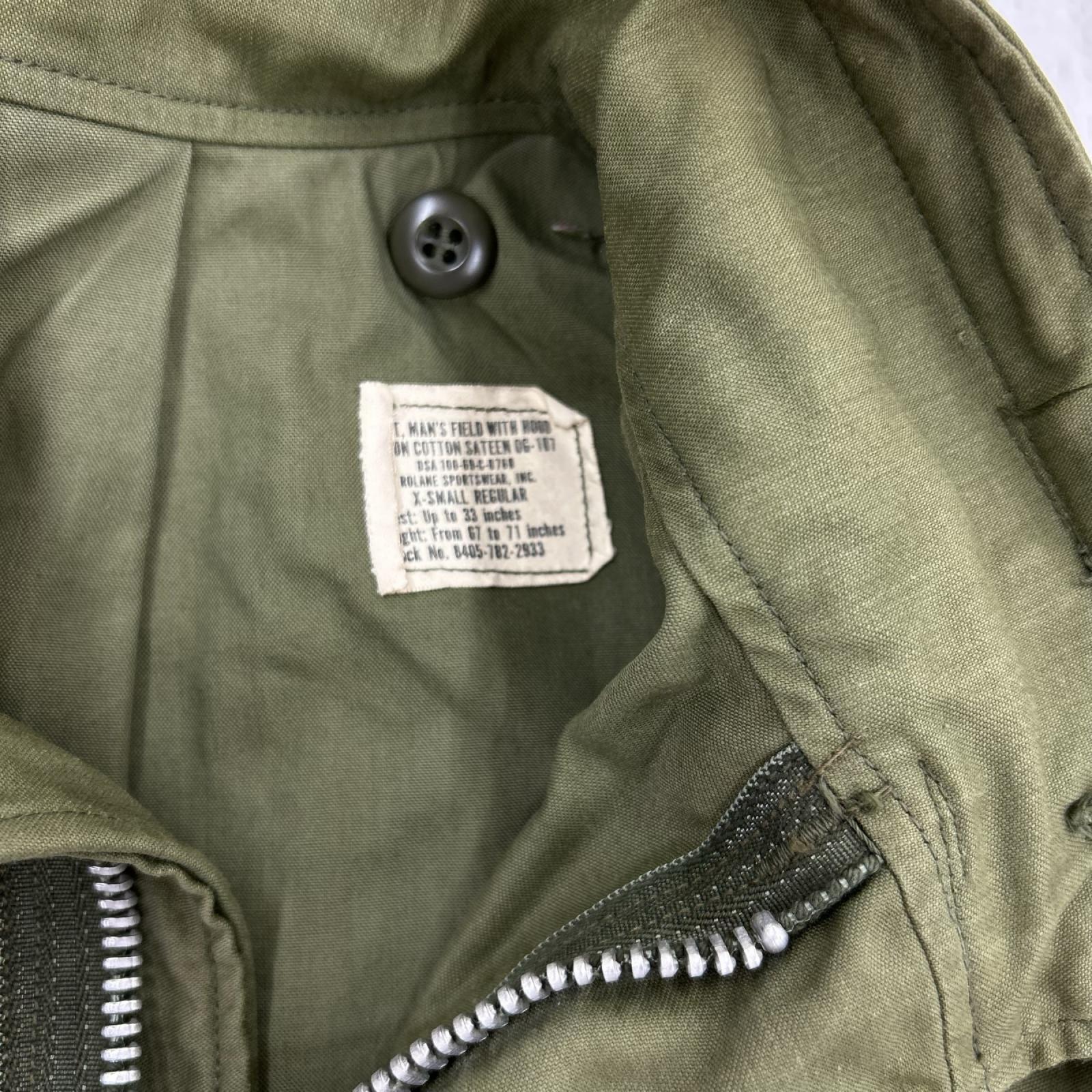 ミリタリージャケット U.S.ARMY 60s M-65 2nd (XS-R) カーキ