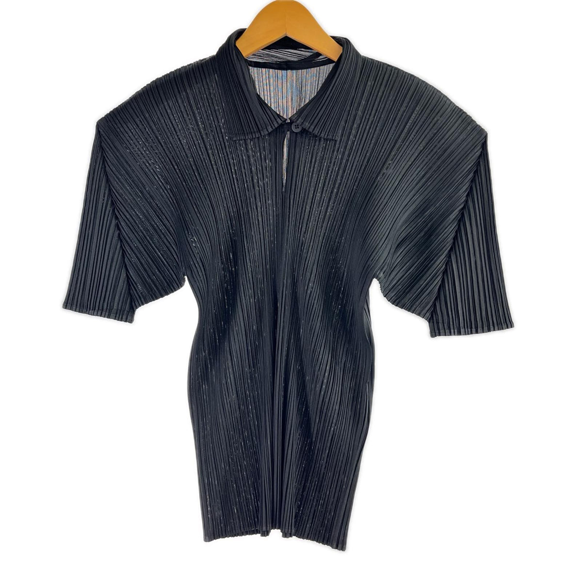 その他トップス PLEATS PLEASE 黒ブラウス ブラック