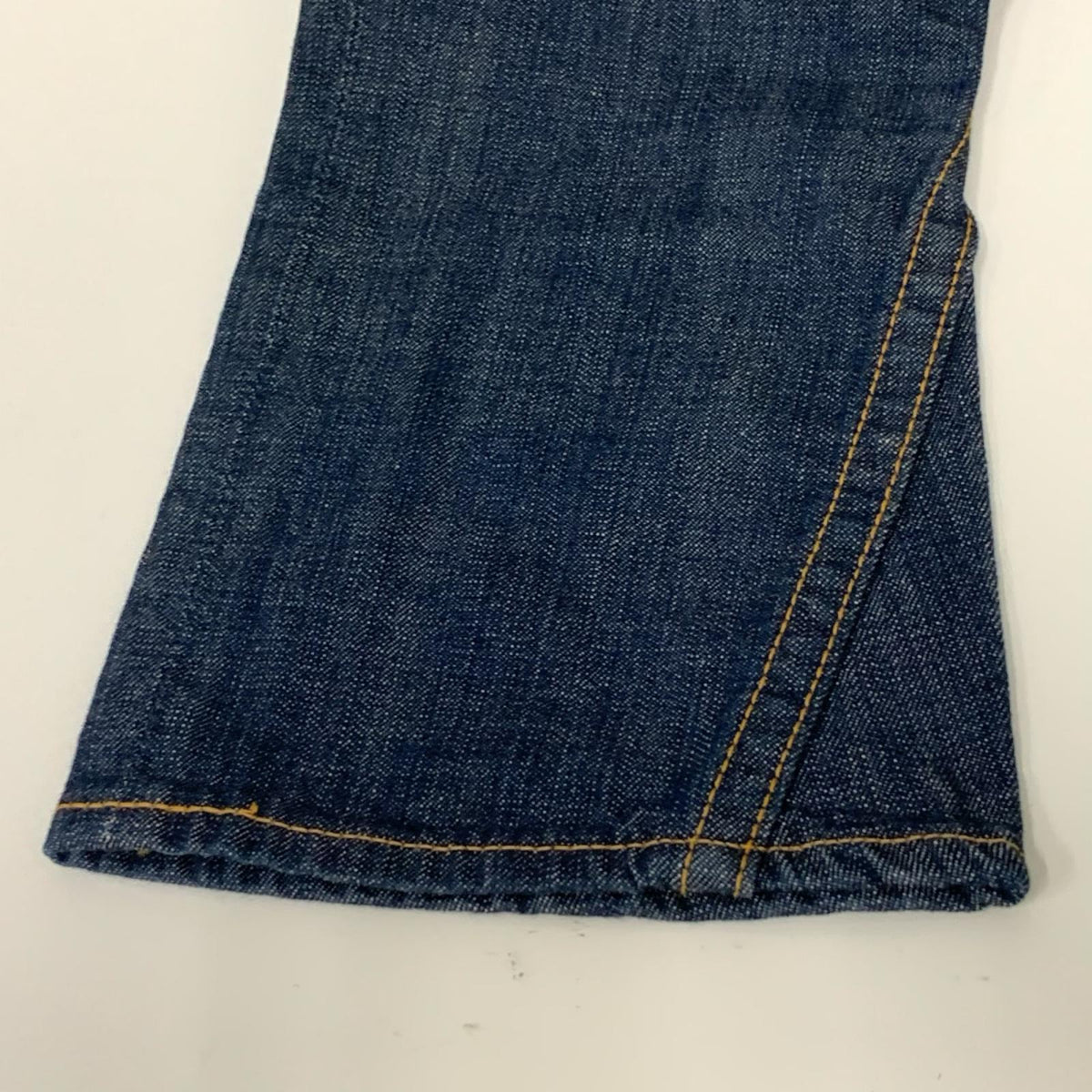 デニムパンツ EVISU donna バックジップ カモメプリント フレアデニム 25×32