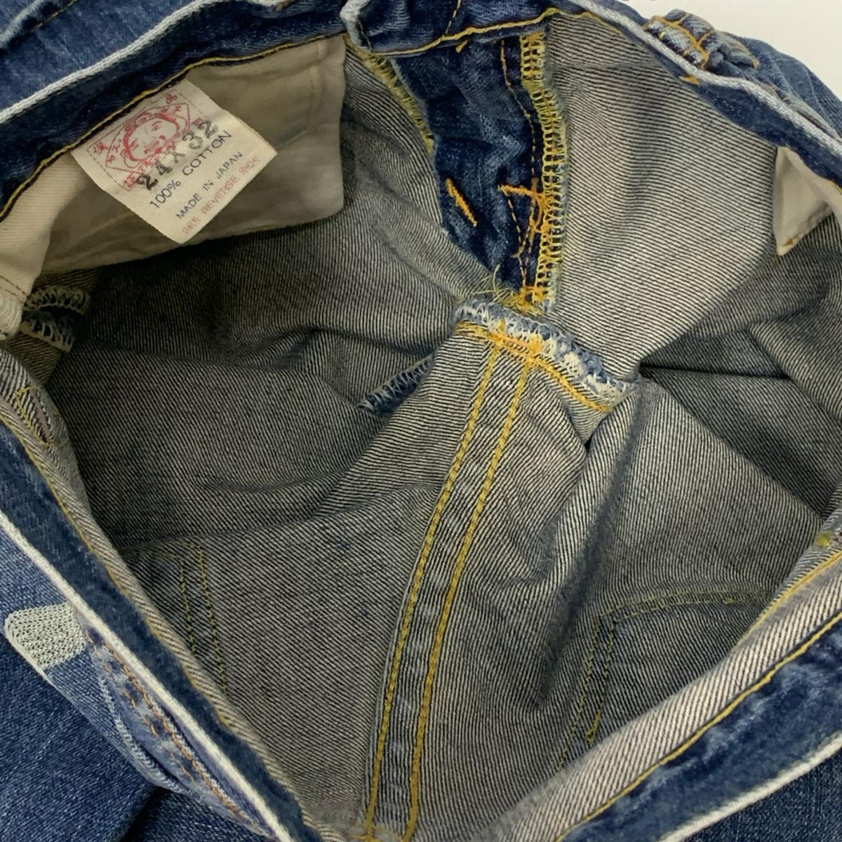 デニムパンツ EVISU donna カモメ刺繍 デニムパンツ 24×32