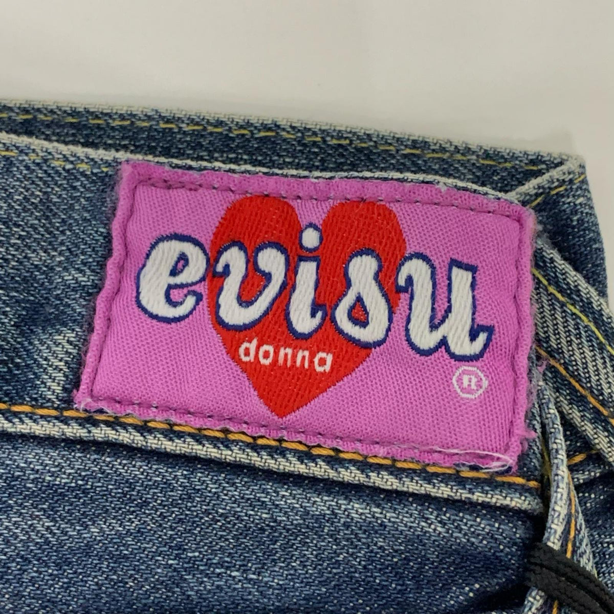 デニムパンツ EVISU donna カモメ刺繍 デニムパンツ 24×32