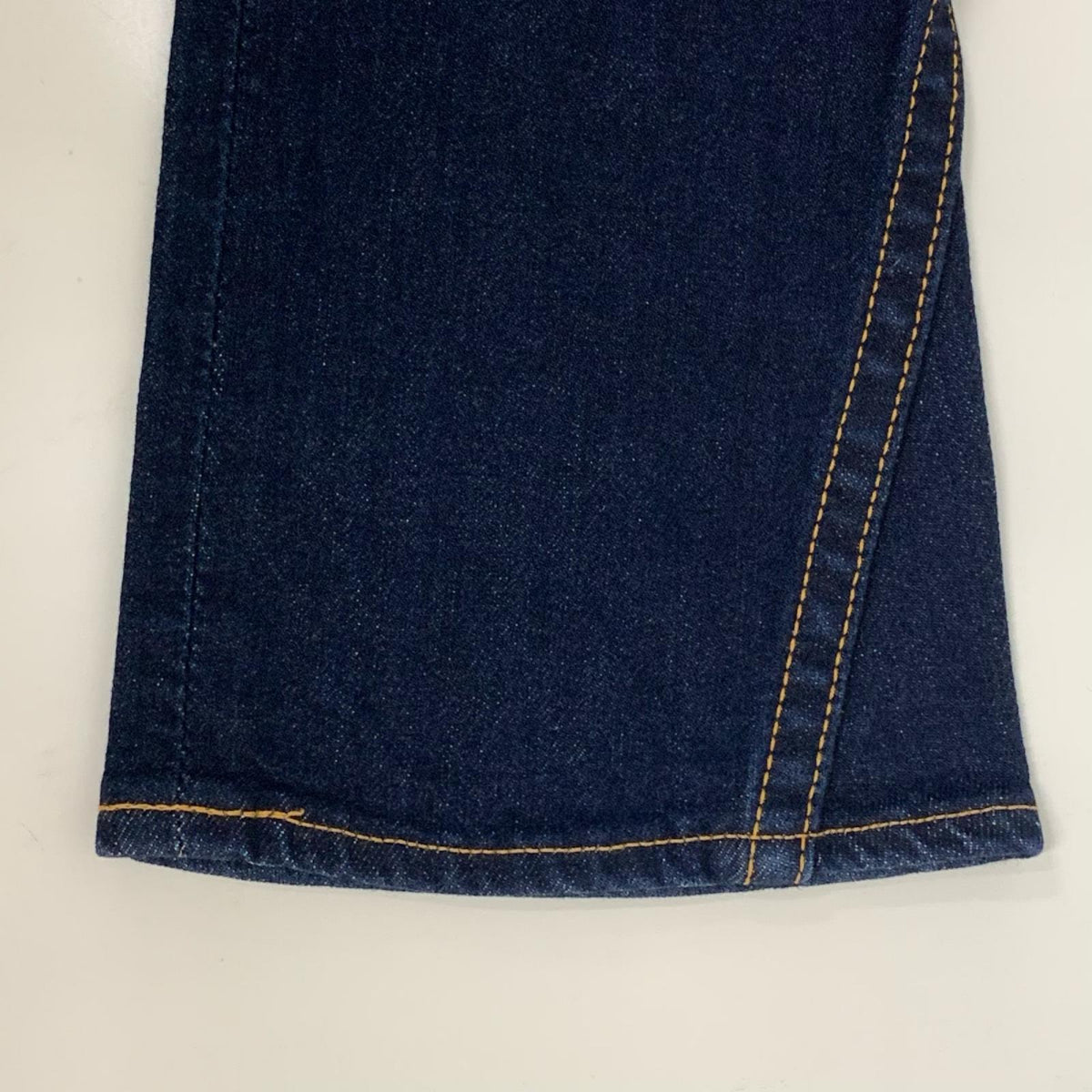 デニムパンツ EVISU donna バックジップ カモメプリント フレアデニム 24×32