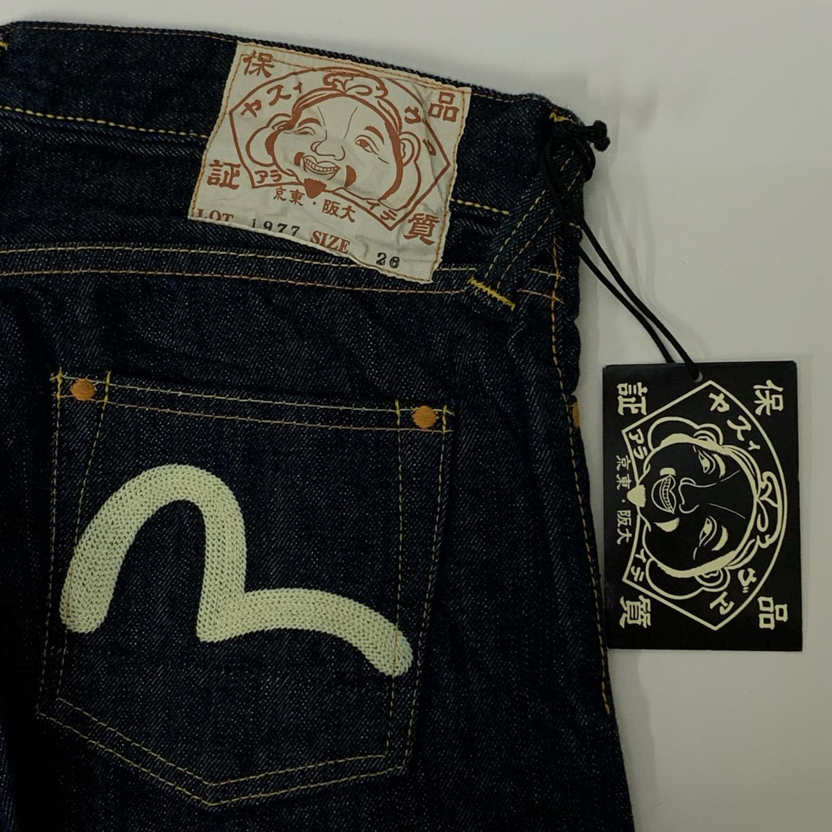 デニムパンツ EVISU ×くまもん LOT.1977 デニムパンツ W26