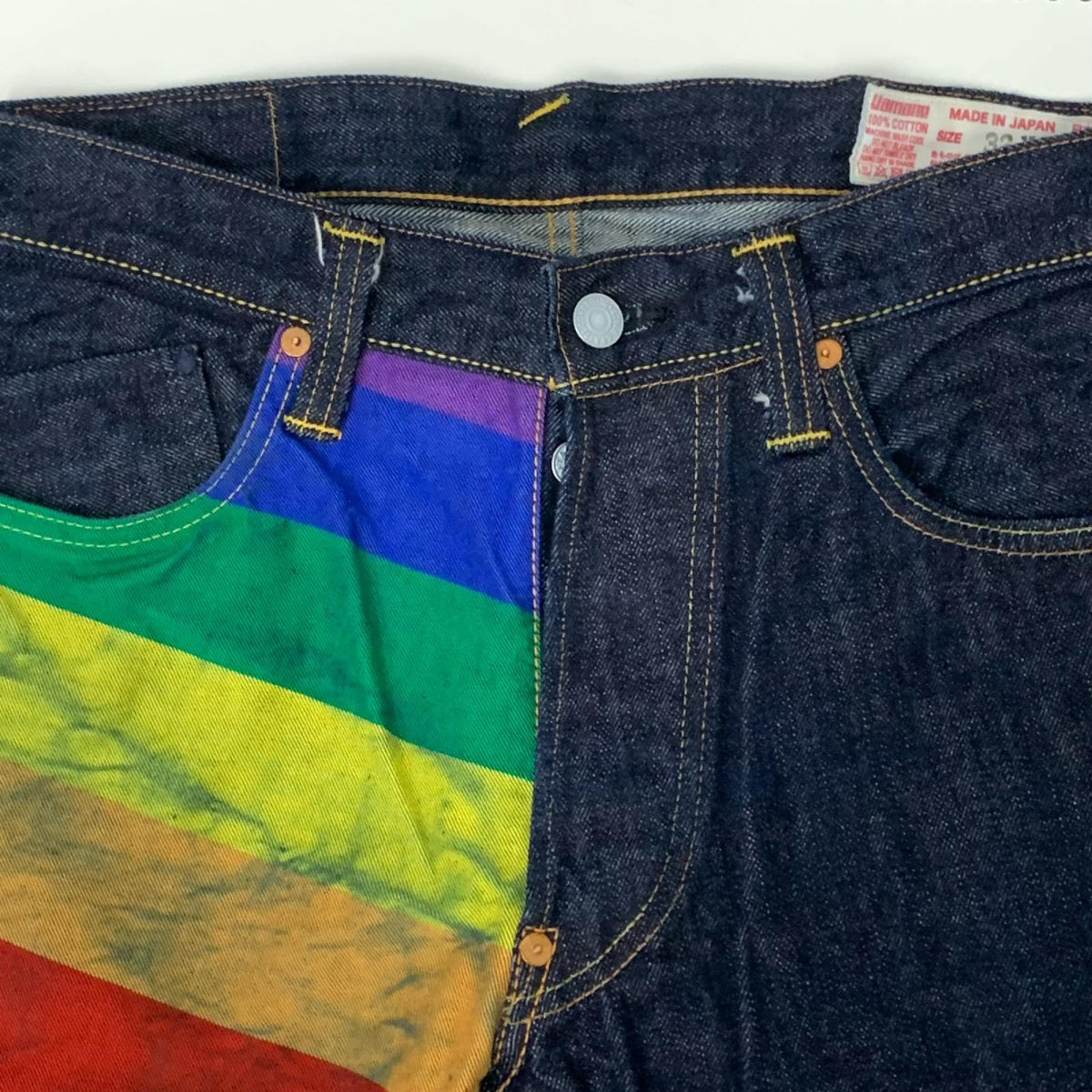 デニムパンツ EVISU LOT.2000T レインボーデニムパンツ 32×32