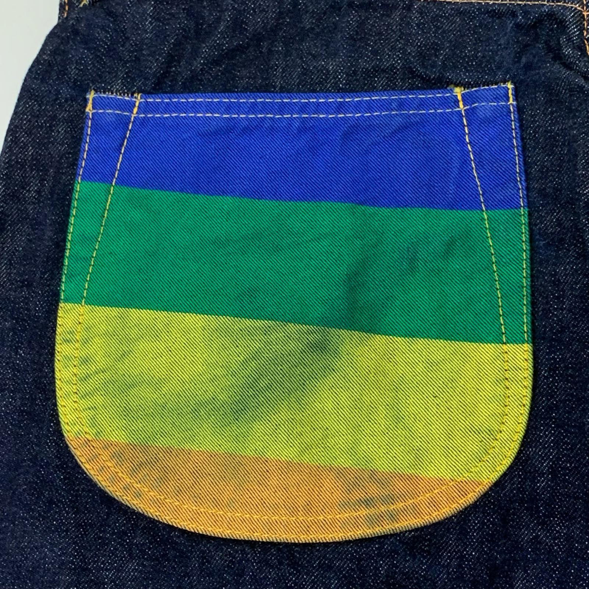 デニムパンツ EVISU LOT.2000T レインボーデニムパンツ 32×32