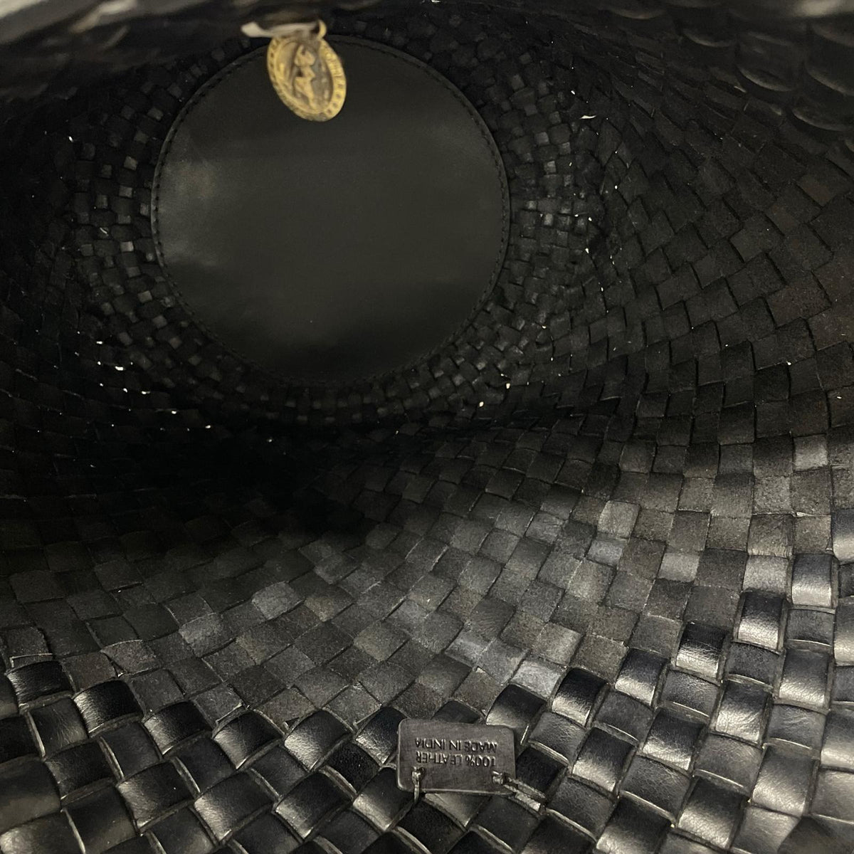 トートバッグ dragon diffusion egola ﾚｻﾞｰ編み込みﾊﾞｯｸﾞ ブラック
