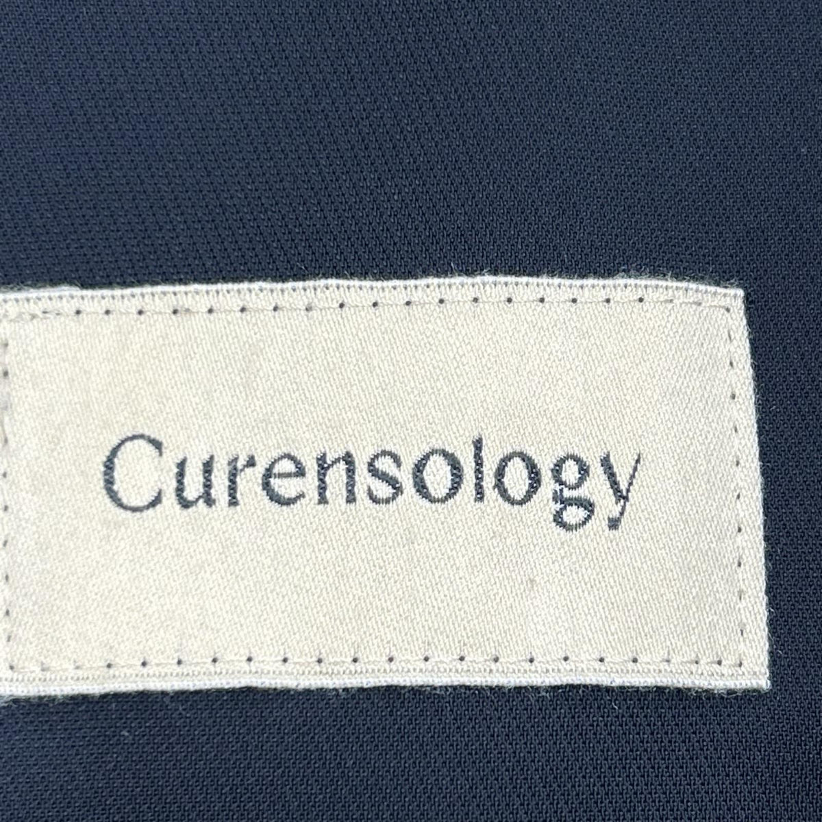 パンツ curensology ﾌｫｰﾙﾄﾞﾛｽﾄﾊﾟﾝﾂ フリー ブラック