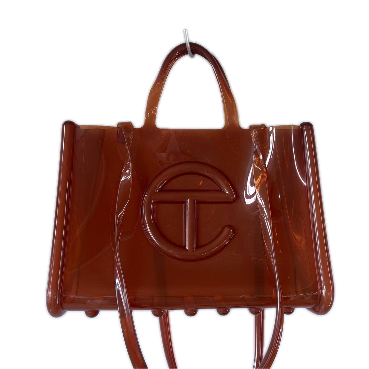 ショルダーバッグ ×TELFAR PVCﾊﾞｯｸﾞ　茶 ブラウン