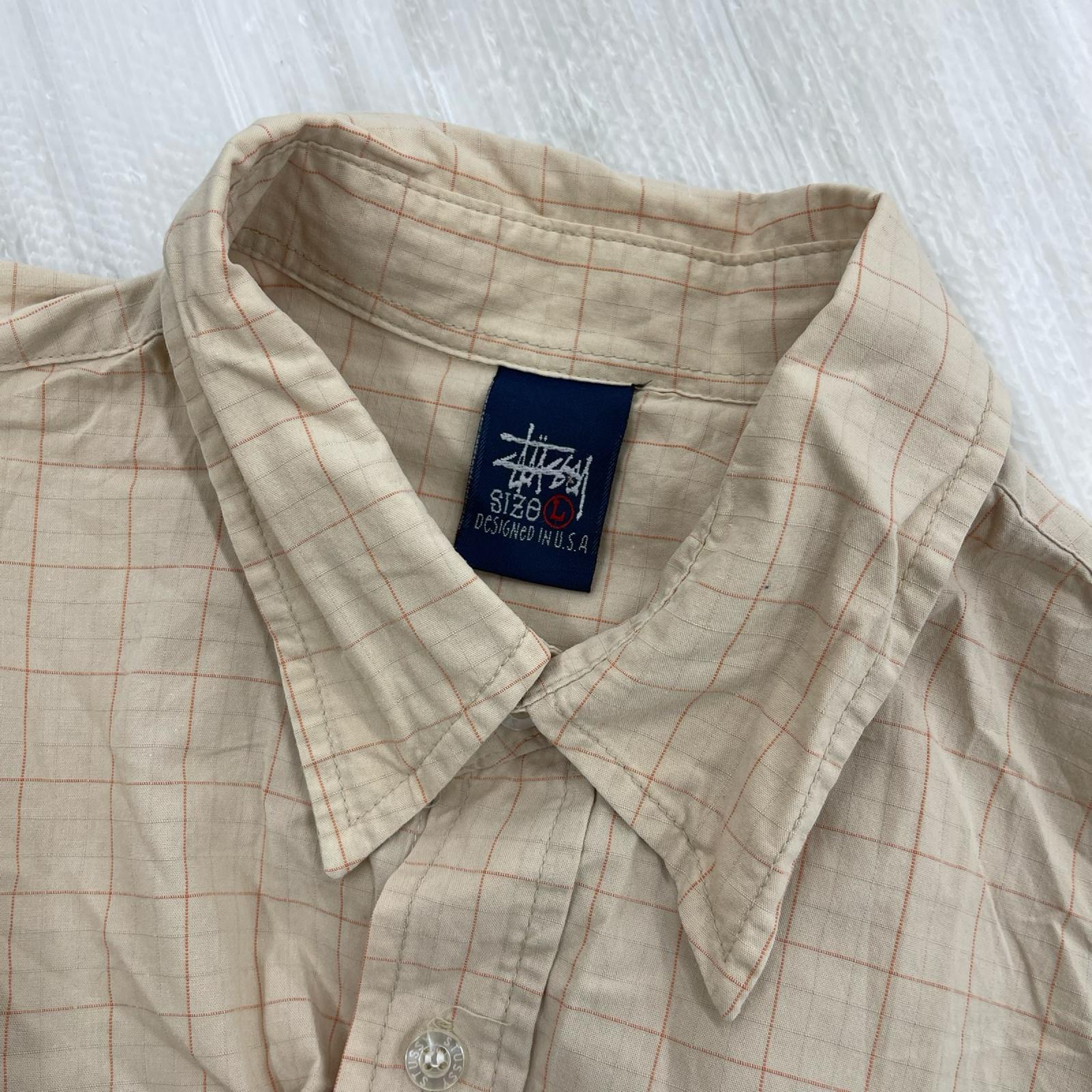半袖シャツ チェックシャツ　90ｓ L