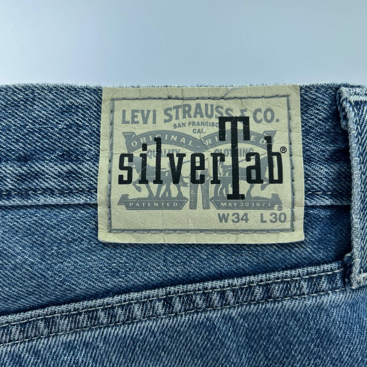 デニムパンツ SilverTab LOOSE ﾗｲﾄﾌﾞﾙｰ (34×30)