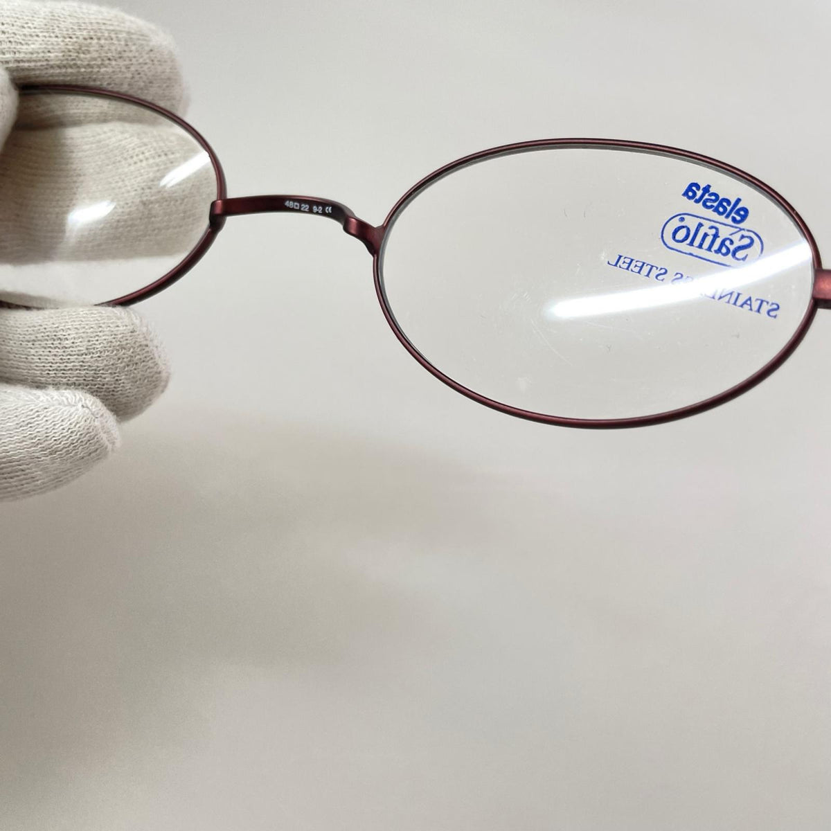 その他アクセサリー 80s頃 SAFILO TEAM 3957 ｵｰﾊﾞﾙﾌﾚｰﾑ 眼鏡 ﾎﾞﾙﾄﾞｰ