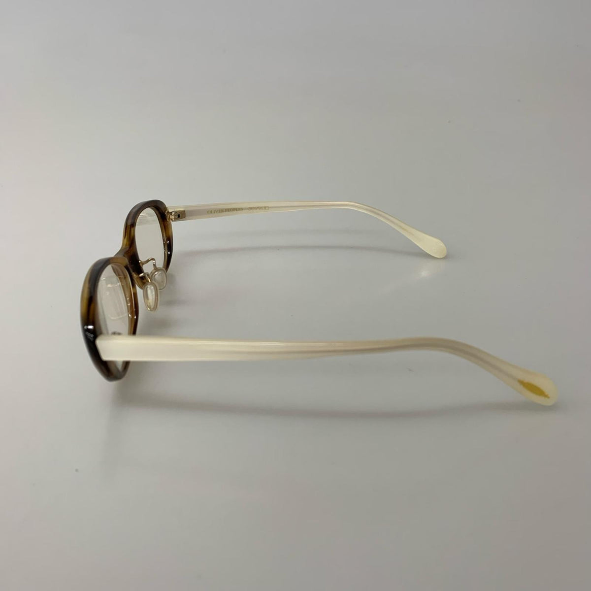 その他アクセサリー OLIVER PEOPLES Adina ﾃﾝﾌﾟﾙｶﾗｰ切替 ﾌｫｯｸｽ 度入り眼鏡 ブラウン