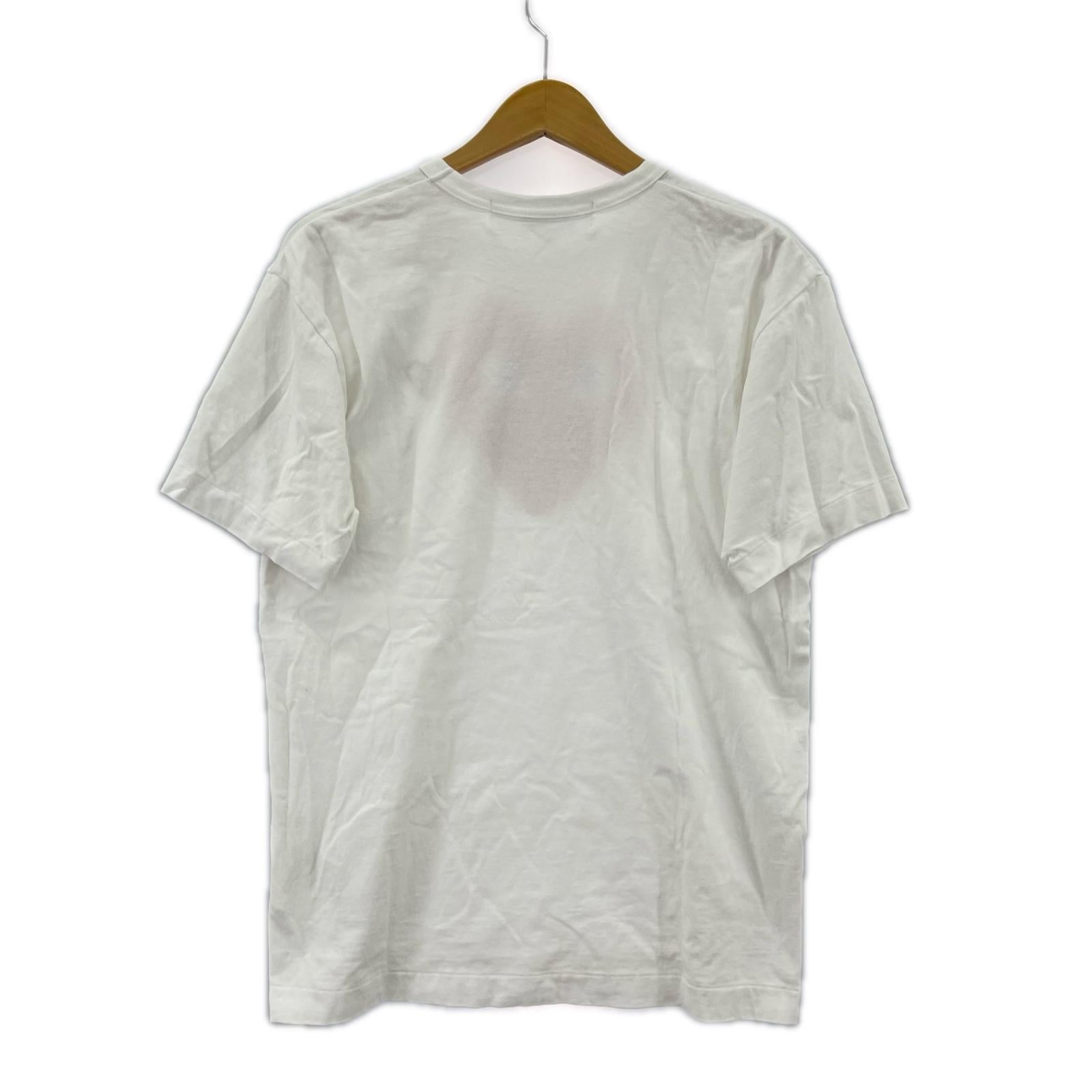 半袖Ｔシャツ ﾊｰﾄ　赤 L ホワイト