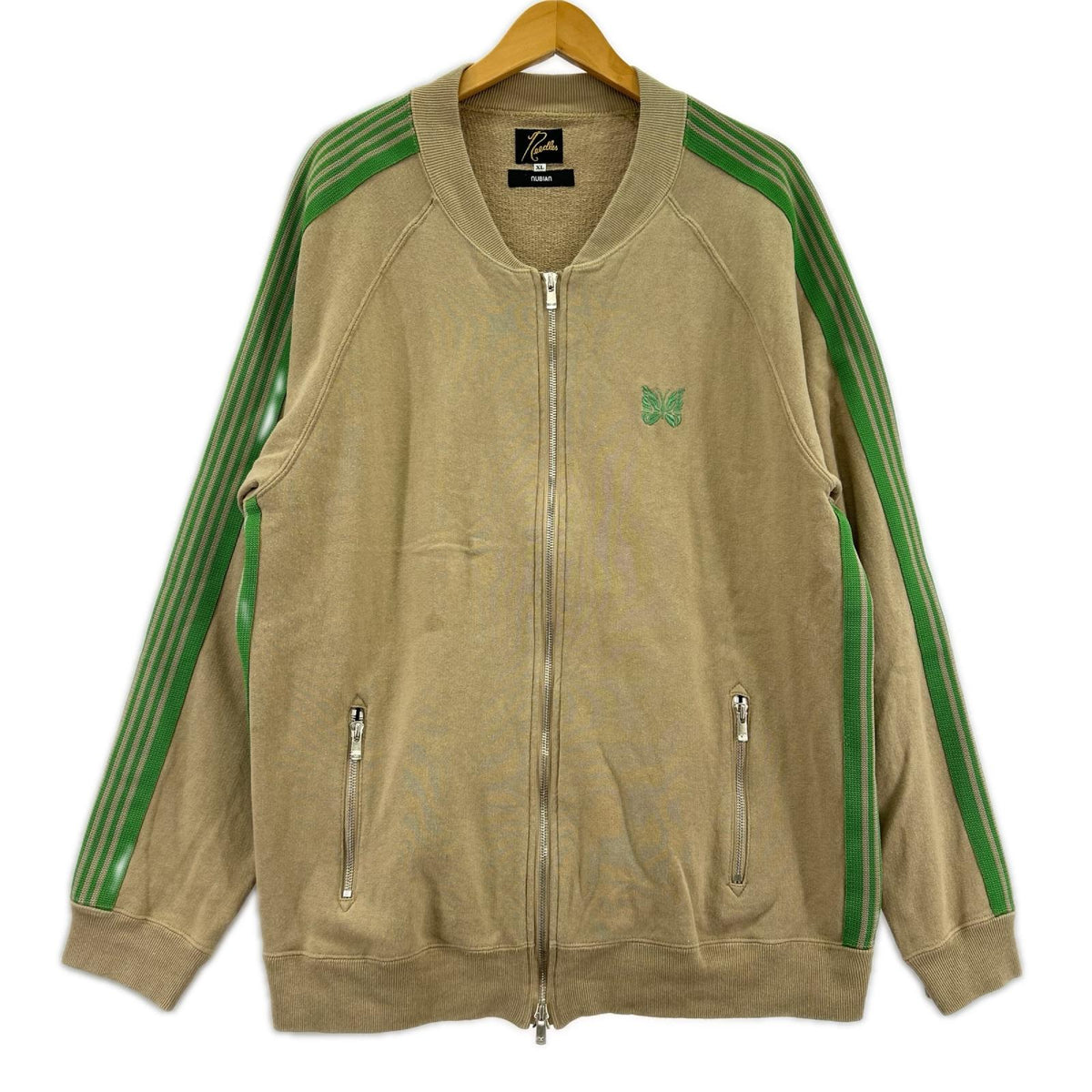 ジャケット Needles 24AW NUBIAN別注 R.C.TRACK JACKET XL 茶 ブラウン
