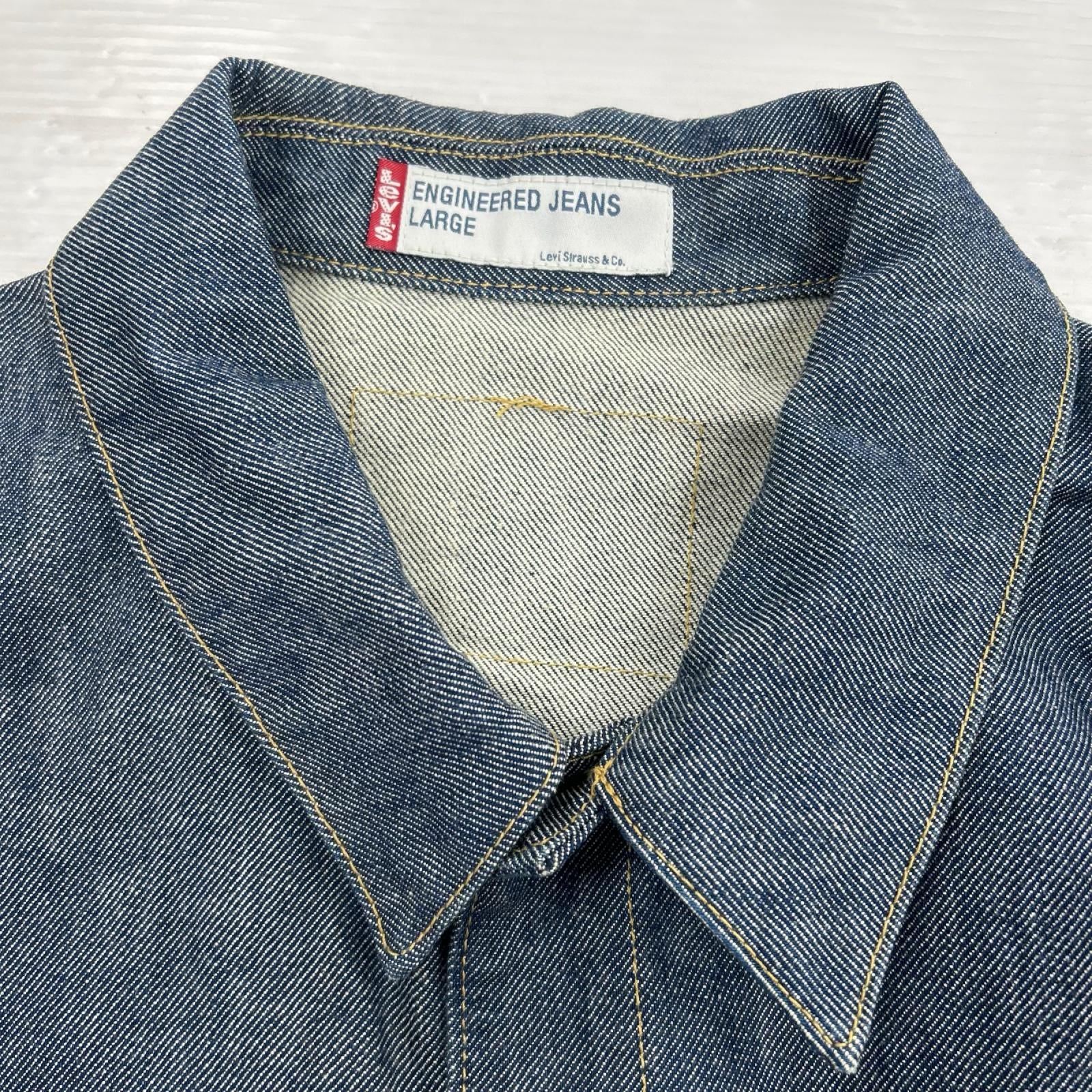 デニムジャケット ENGINEERED JEANS/Ｌ L ネイビー