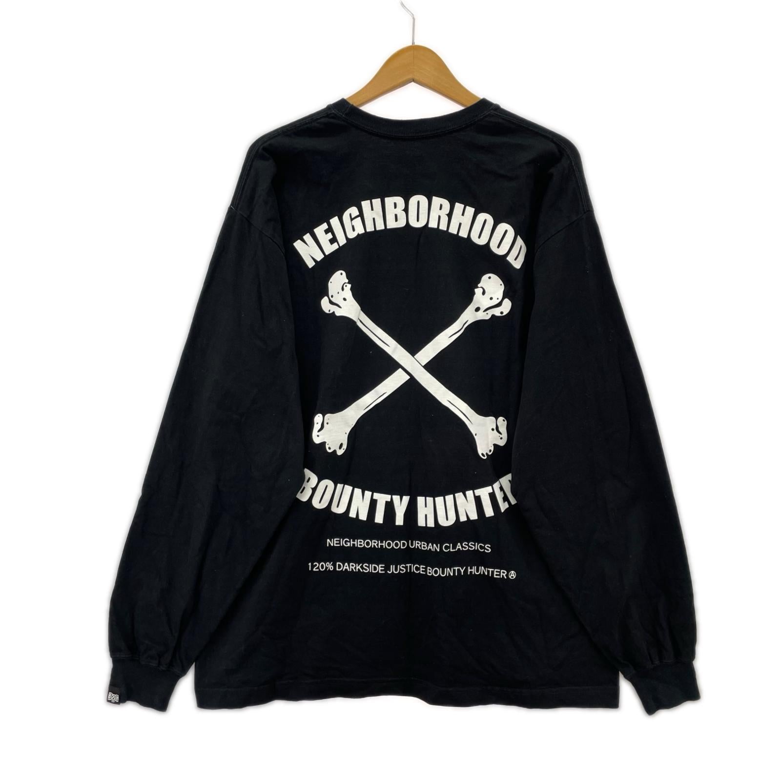 長袖Ｔシャツ ﾊﾞｯｸﾌﾟﾘﾝﾄ L ﾌﾞﾗｯｸ L ブラック
