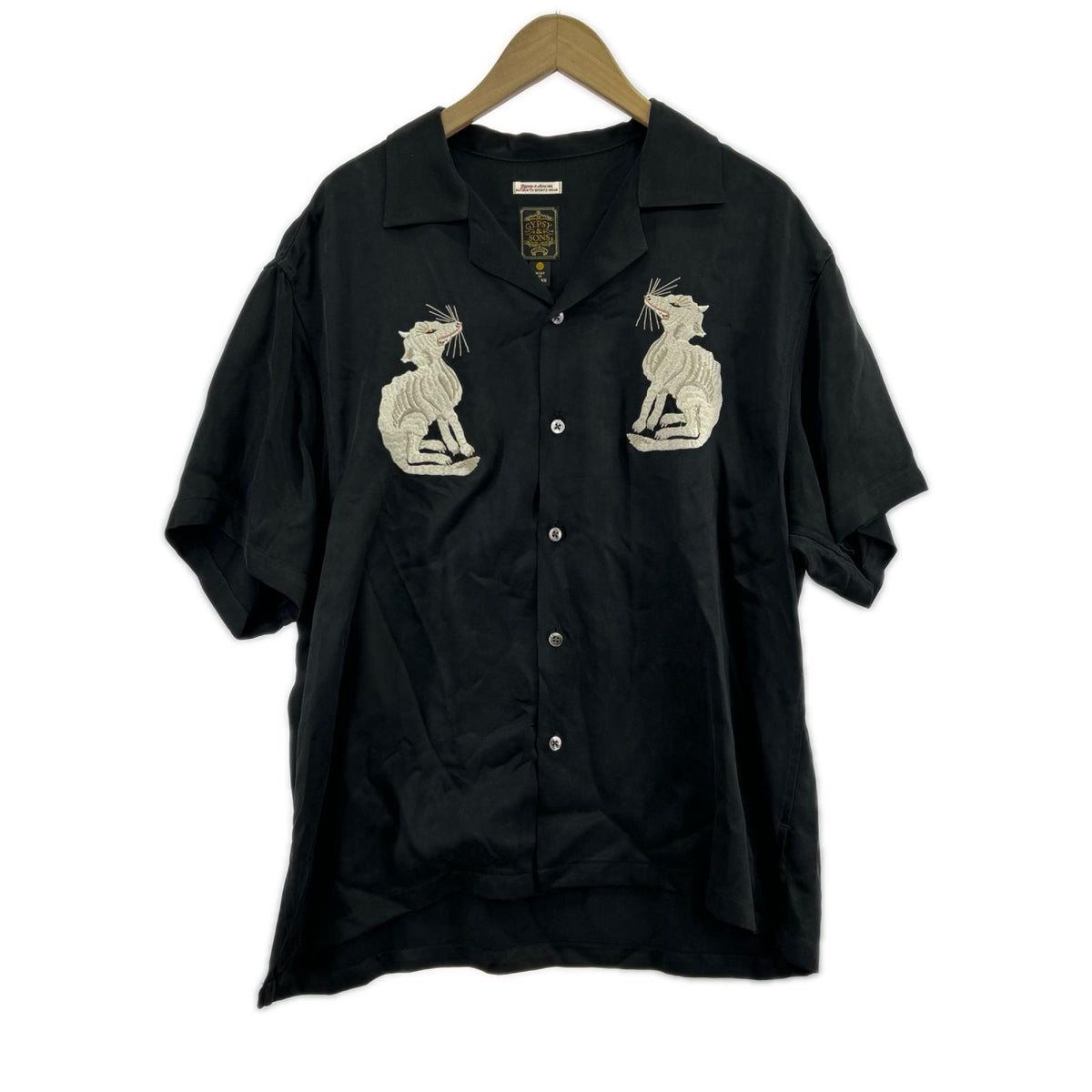 半袖シャツ ENBROID SUKA SHIRT 黒 2 ブラック