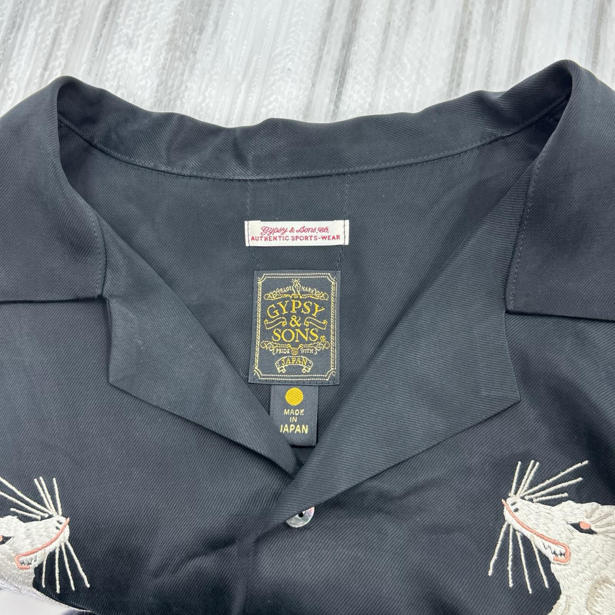 半袖シャツ ENBROID SUKA SHIRT 黒 2 ブラック
