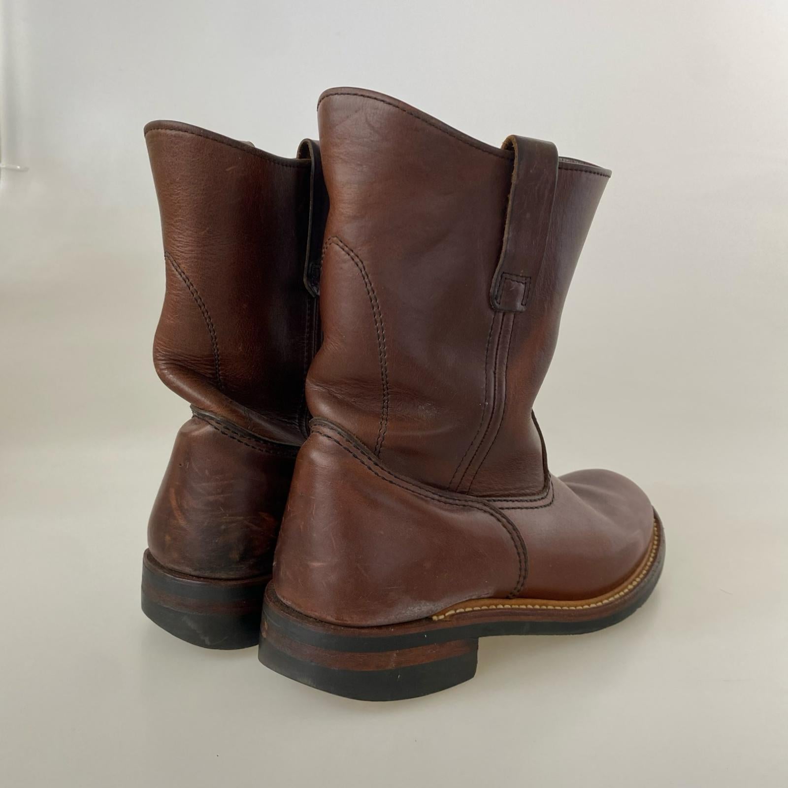 ブーツ LONE WOLF BOOTS ペコスブーツ ブラウン