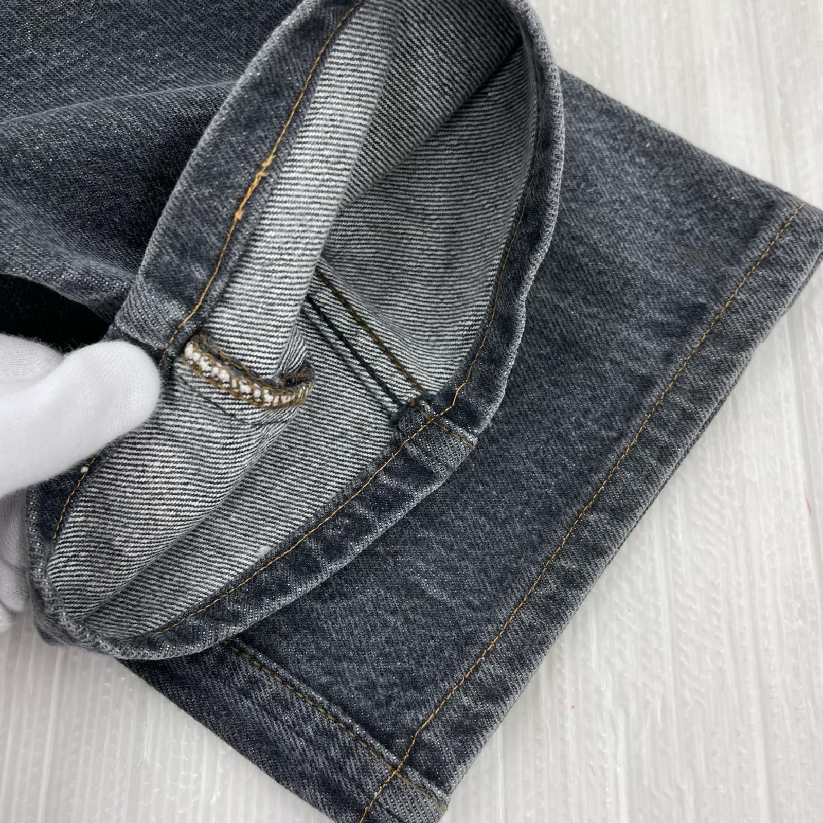 デニムパンツ 80s 501 ボタン裏653刻印　先染めﾌﾞﾗｯｸ 31 ブラック