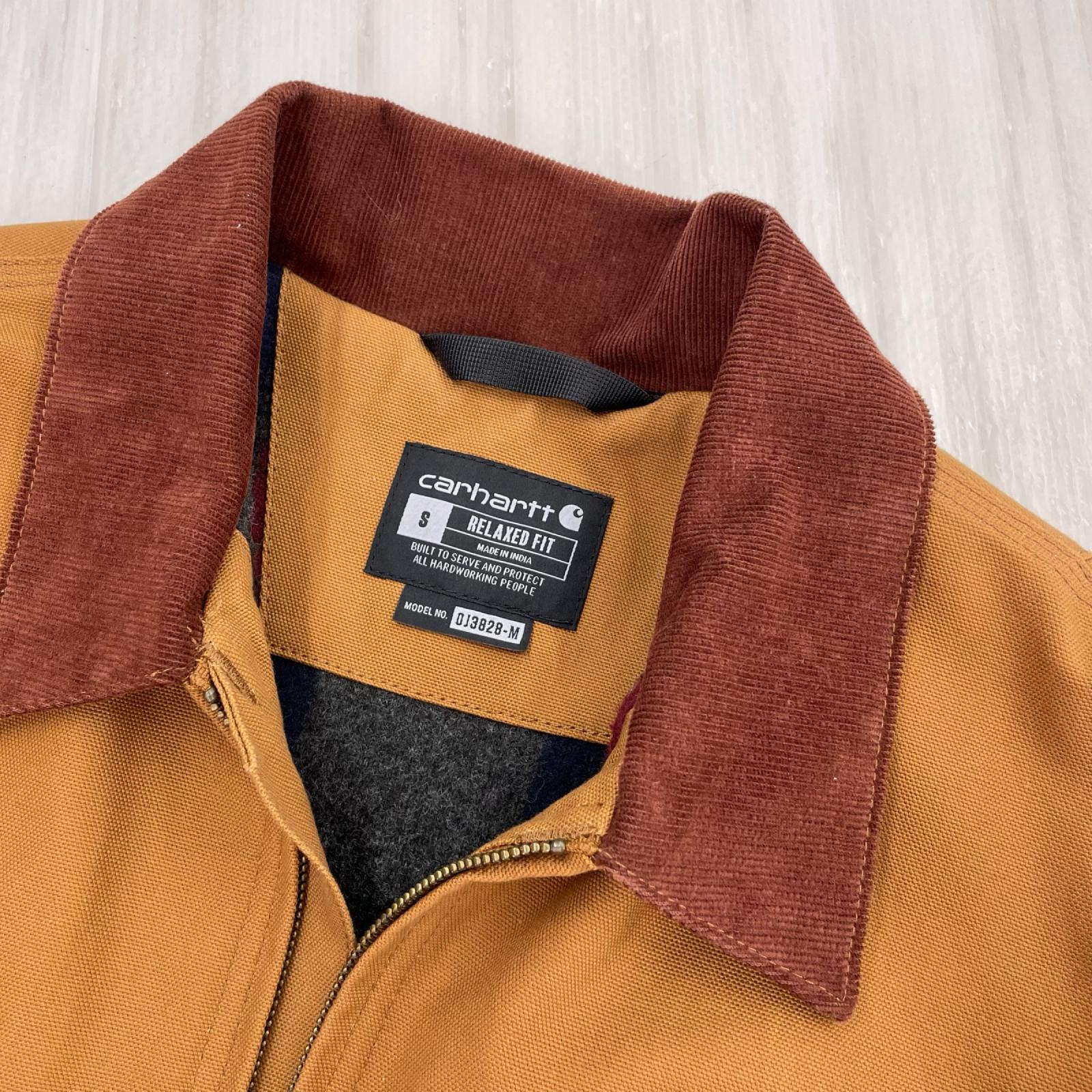 ジャケット Carhartt ﾘﾗｯｸｽﾌｨｯﾄ ﾃﾞﾄﾛｲﾄｼﾞｬｹｯﾄ S 茶 S ブラウン