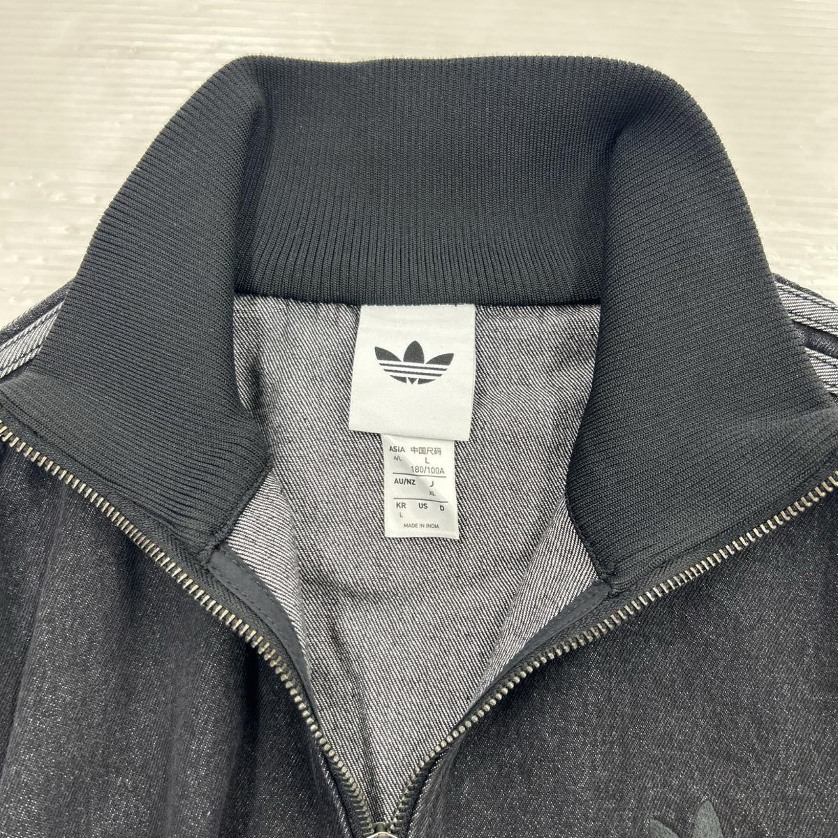 ジャケット ﾃﾞﾆﾑ ﾌｧｲﾔｰﾊﾞｰﾄﾞ ﾄﾗｯｸﾄｯﾌﾟ(XL) ブラック