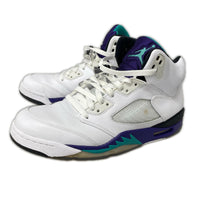 スニーカー AIR JORDAN 5 RETRO Grape 28.5cm (US10 1/2 UK10 EU47) ホワイト