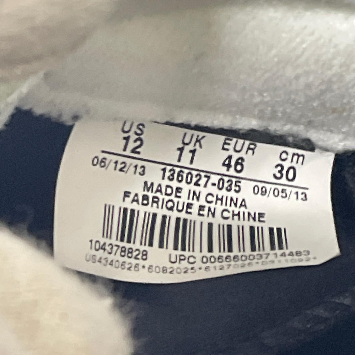 スニーカー AIR JORDAN 5 RETRO OREO 30cm (US12 UK11 1/2 EU50) ブラック