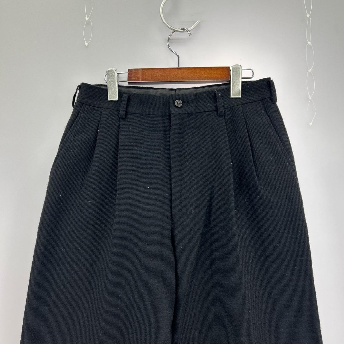 パンツ HOMME 1999 田中ｵﾑ 2ﾀｯｸ ﾄﾗｳｻﾞｰ 黒 (M) M ブラック
