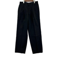 パンツ HOMME 1991 田中ｵﾑ 2ﾀｯｸ ｽﾗｯｸｽ 黒 (L) L ブラック