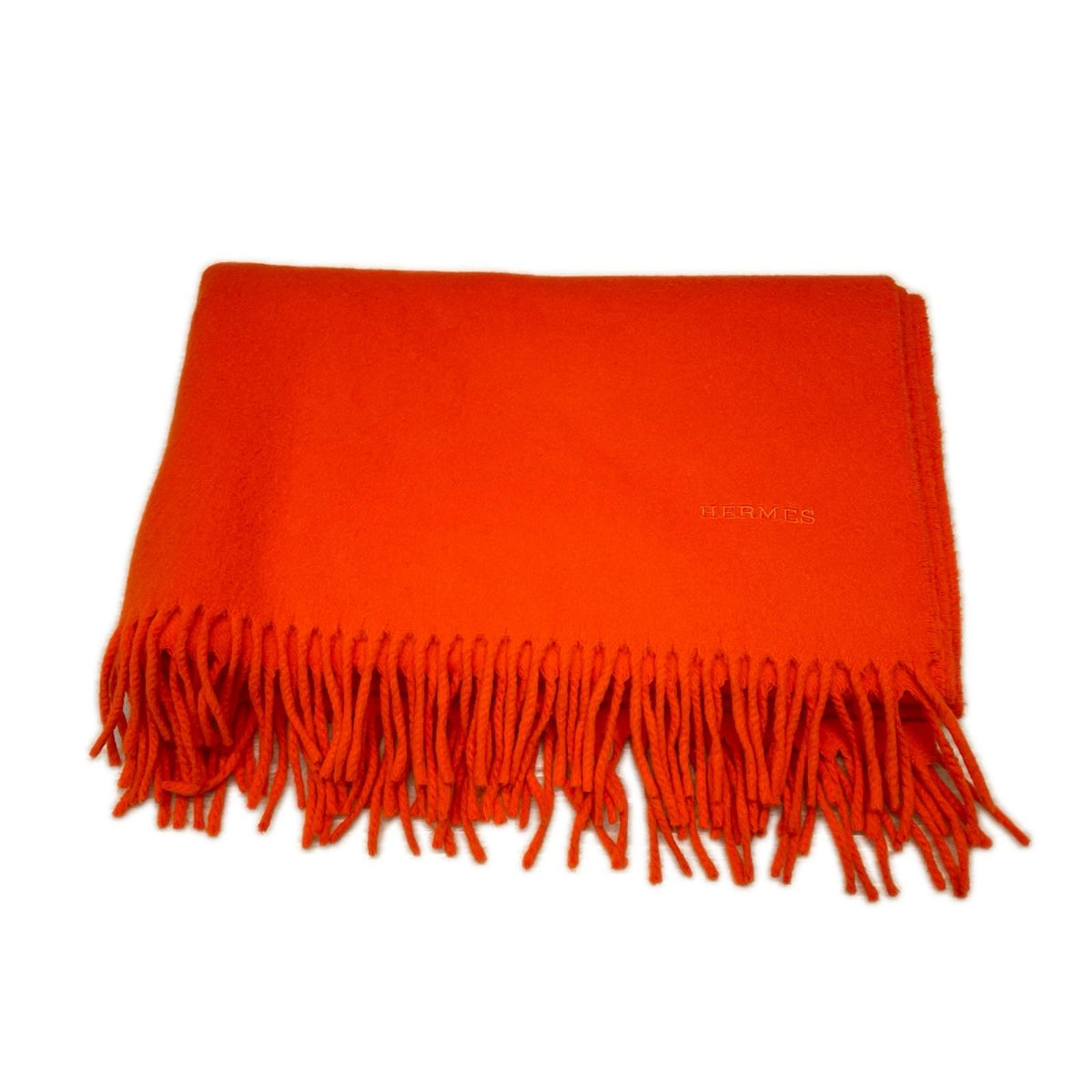 HERMES カシミヤ　マフラー・ストール