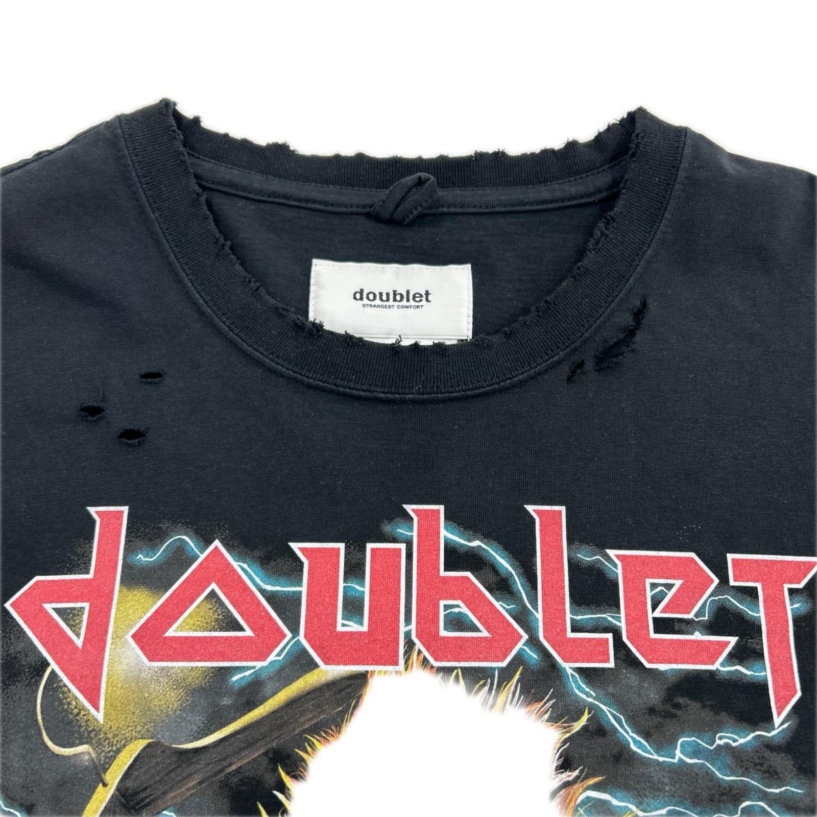 半袖Ｔシャツ doublet 22SS AOYAMA ROCK T-SHIRT 黒 （M） M ブラック