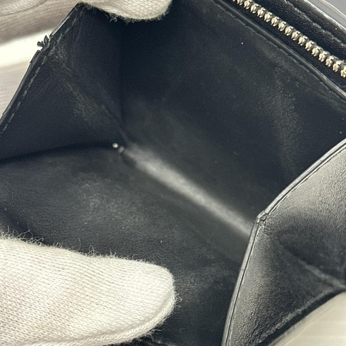 二つ折り財布 BLK