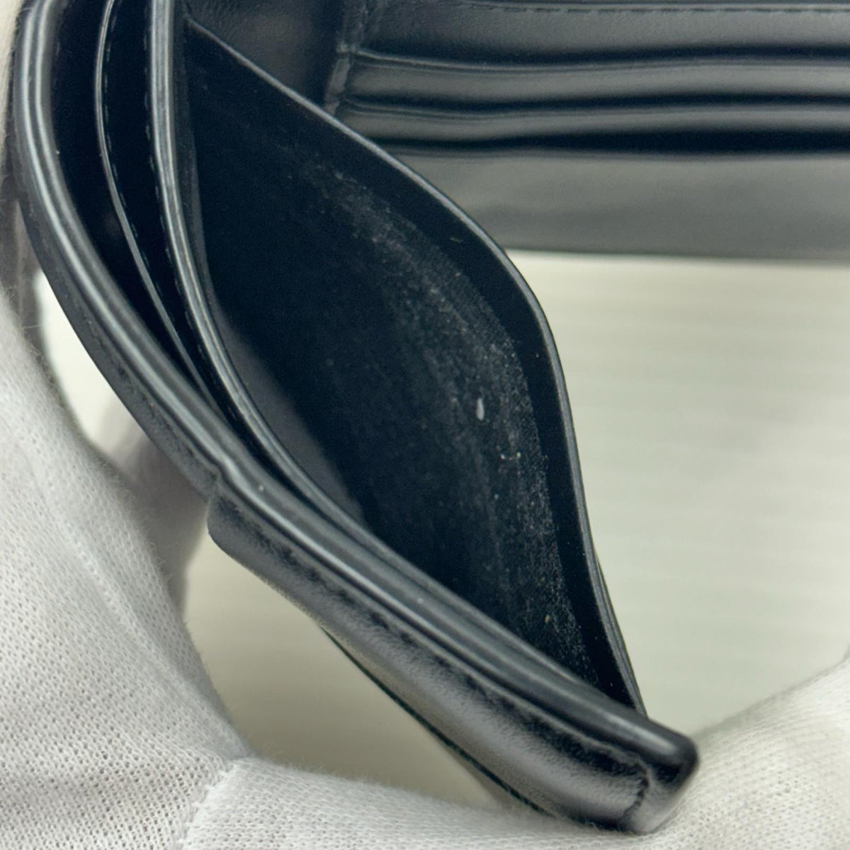 二つ折り財布 BLK
