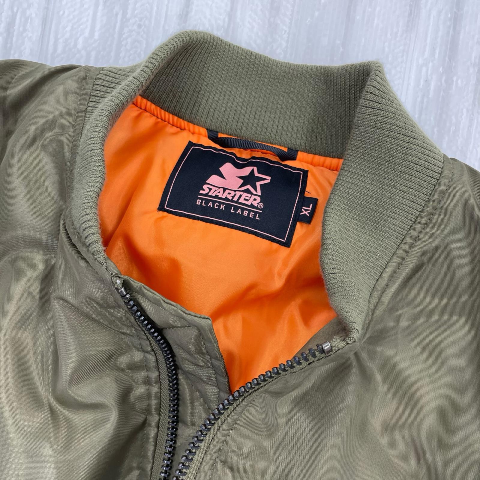 ジャケット ｵｰﾊﾞｰｻｲｽﾞﾍﾋﾞｰﾂｲﾙ中綿MA-1ﾌﾗｲﾄｼﾞｬｹｯﾄ カーキ